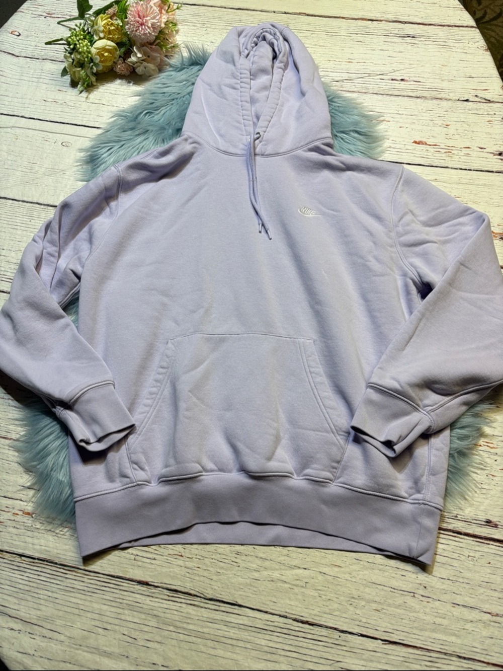 Nike Sportswear Club Pullover Hoodie in Amethyst Sz L